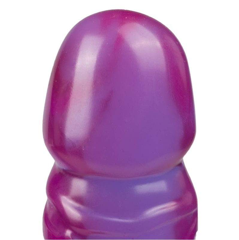 Jelly Dildo Crystal Jellies Dildo 19.5cm Μοβ