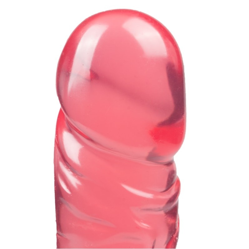 Jelly Dildo Crystal Jellies Dildo 19.5cm Ροζ