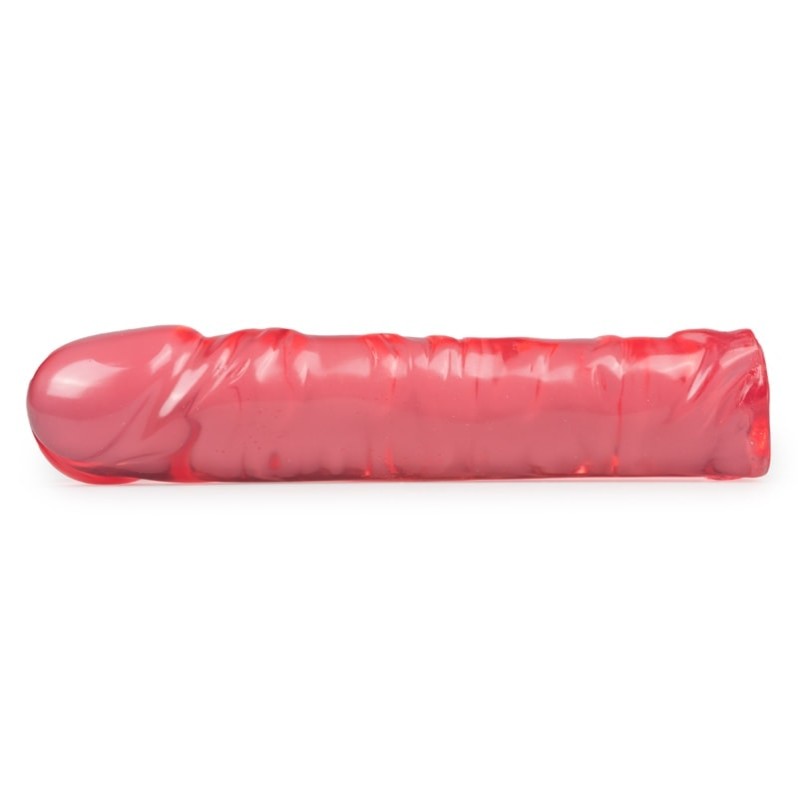 Jelly Dildo Crystal Jellies Dildo 19.5cm Pink