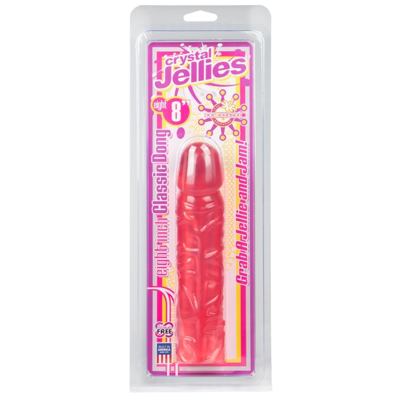 Jelly Dildo Crystal Jellies Dildo 19.5cm Pink Jelly Dildo Crystal Jellies Dildo 19.5cm Pink