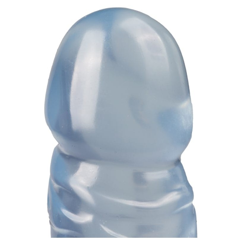 Jelly Dildo Crystal Jellies Dildo 19.5cm Blue