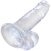 Jelly Dildo King Cock Ballsy 18cm Clear