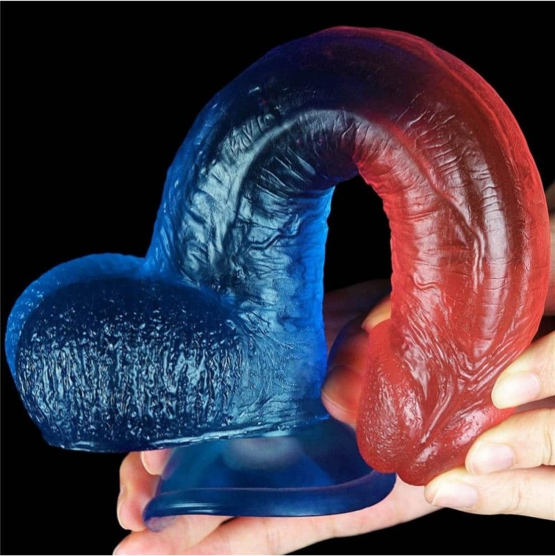 Jelly Dildo Lovetoy Dazzle Studs 23cm