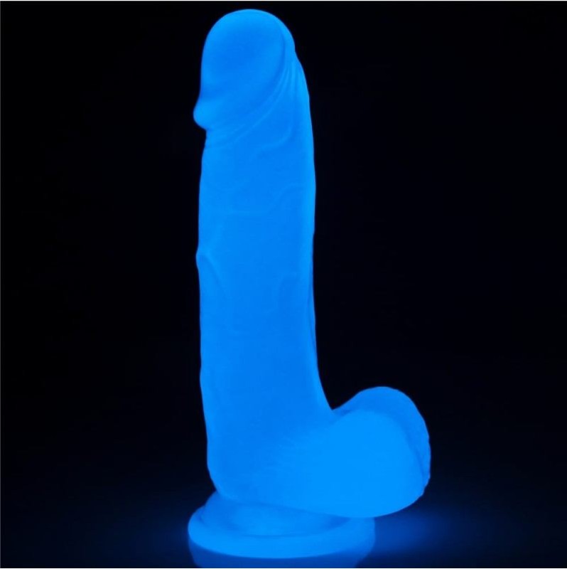 Jelly Dildo Lovetoy Lumino Play 19cm Clear