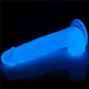 Jelly Dildo Lovetoy Lumino Play 19cm Διαφανές