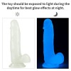 Jelly Dildo Lovetoy Lumino Play 19cm Διαφανές