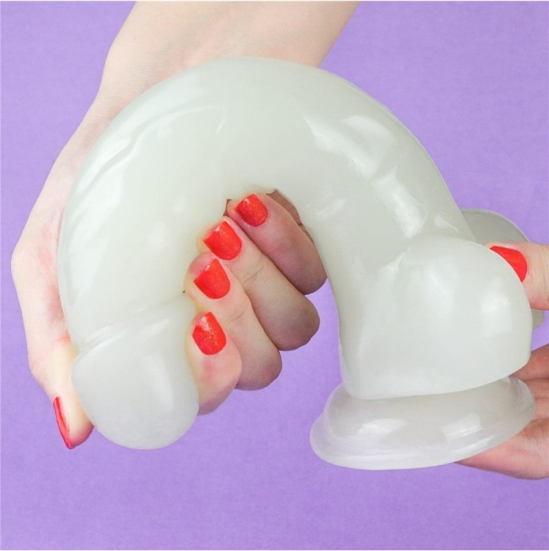 Jelly Dildo Lovetoy Lumino Play 21.5cm Διαφανές