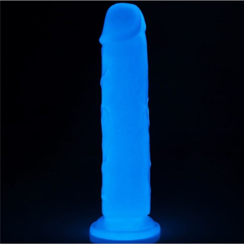 Jelly Dildo Lovetoy Lumino Play 21cm Διαφανές