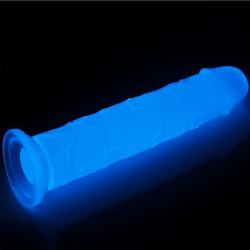 Jelly Dildo Lovetoy Lumino Play 21cm Διαφανές