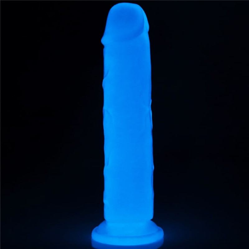 Jelly Dildo Lovetoy Lumino Play 21cm Διαφανές