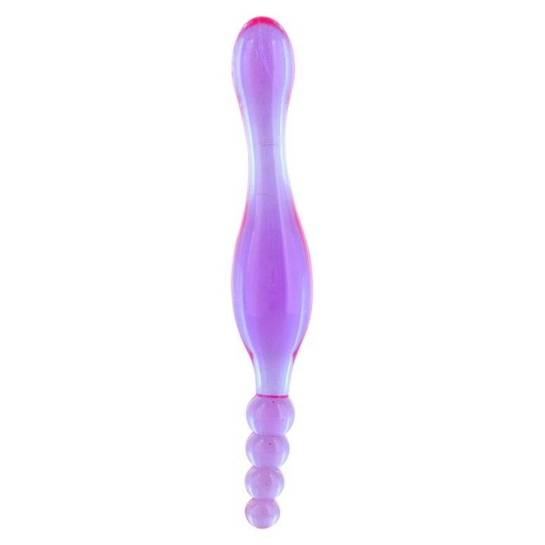 Jelly Dildo Seven Creations Smoothy Prober 18cm Μοβ