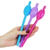 Pussy Straws Lovetoy Various Colors Pack of 9