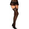 Garter Stockings Obsessive Heartia Black