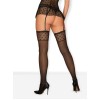 Garter Stockings Obsessive Heartia Black