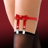 Garter Cinderella with Bow Tie Red