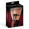 Garter Cinderella with Bow Tie Black