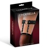 Καλτσοδέτα Cinderella με Καρδιά και Βολάν Μαύρη Καλτσοδέτα Cinderella με Καρδιά και Βολάν Μαύρη