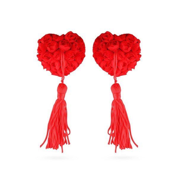 Nipple Covers XOXO Rose Garden Red