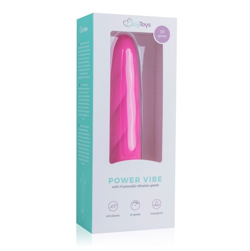 Κλασικός Δονητής Easytoys Pink Silicone Ροζ