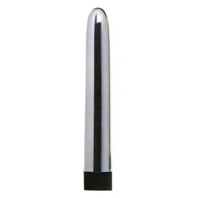 Classic Vibrator Seven Creations Super Slick Silver Classic Vibrator Seven Creations Super Slick Silver