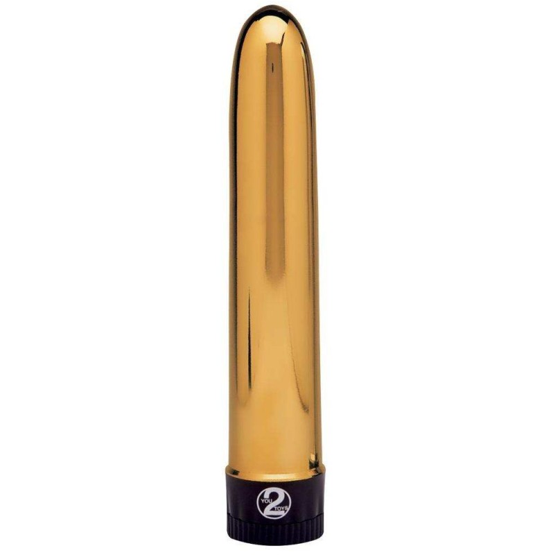 Classic Vibrator You2Toys Gold Mine Gold