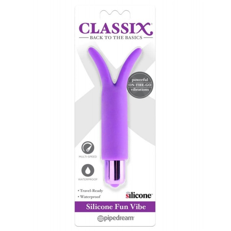 Κλειτοριδικός Δονητής Classix Silicone Fun Vibe Μοβ