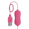 Κλειτοριδικός Δονητής  #Cute USB Vibrating Bullet Ροζ