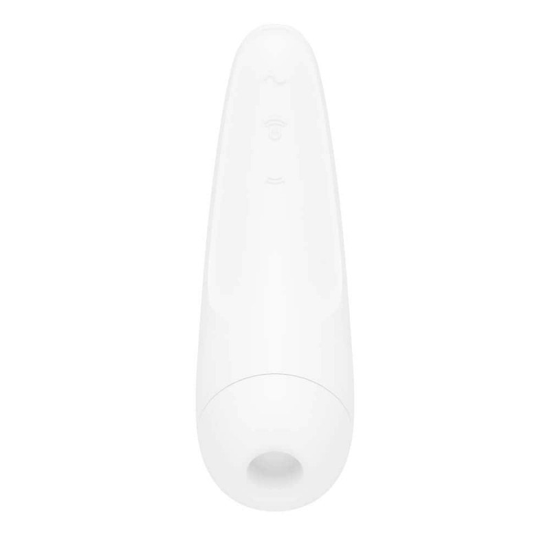 Clitoral Vibrator Satisfyer Curvy 2+ White Clitoral Vibrator Satisfyer Curvy 2+ White