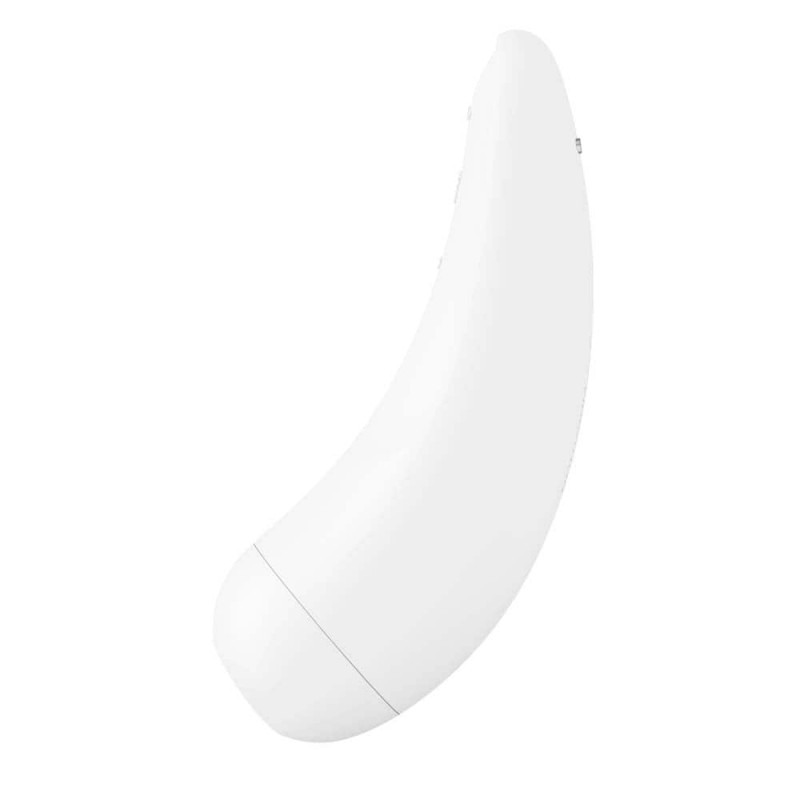 Clitoral Vibrator Satisfyer Curvy 2+ White Clitoral Vibrator Satisfyer Curvy 2+ White