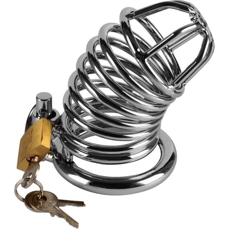 Κλουβί Πέους Lovetoy Metal Chastity Cage Ασημί