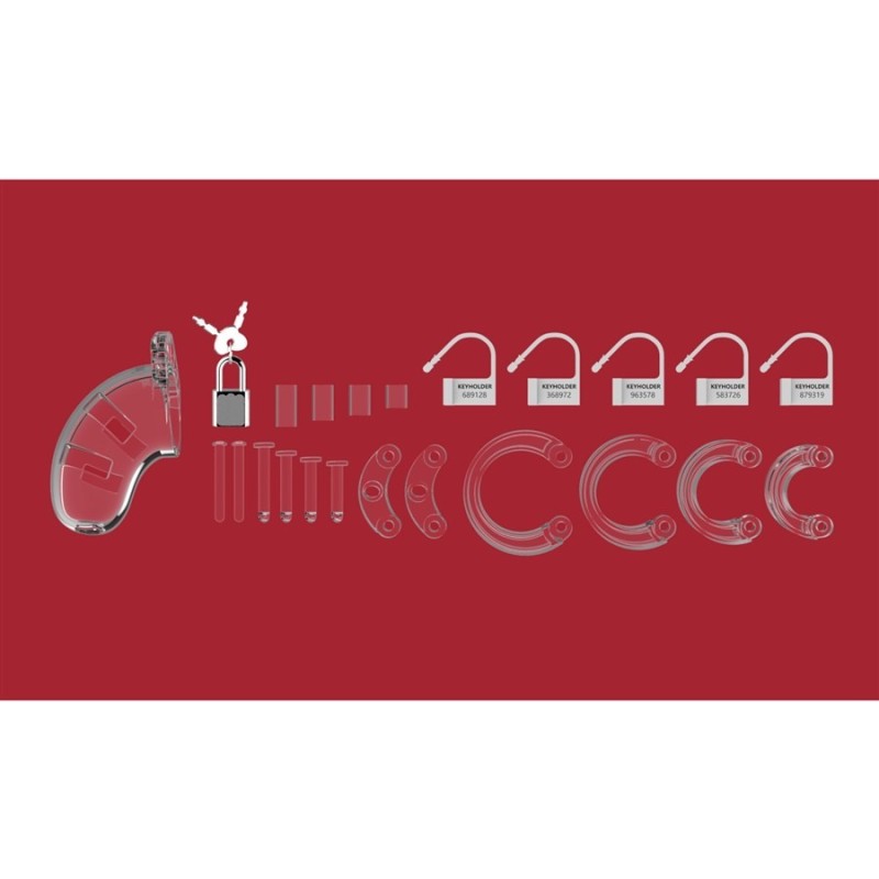 Cock Cage ManCage Model 1 Chastity 9 cm Clear Cock Cage ManCage Model 1 Chastity 9 cm Clear