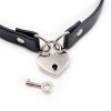 Collar Cinderella with Heart Lock Black