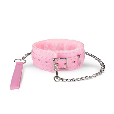 Chloe Collar With Leash XOXO Pink