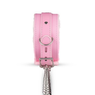 Chloe Collar With Leash XOXO Pink