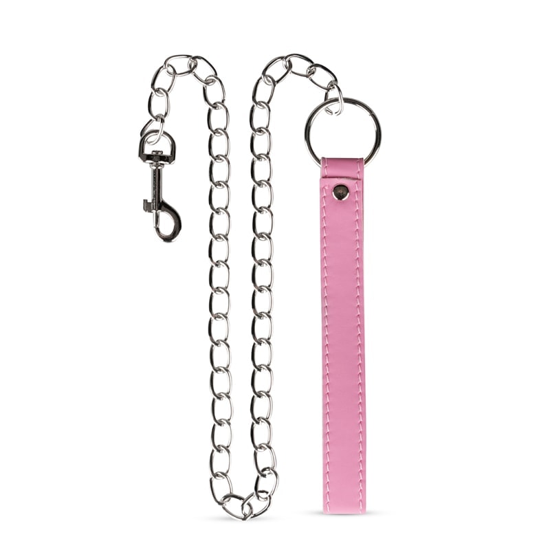Chloe Collar With Leash XOXO Pink