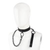 Collar with Leash Fetish Addict Black