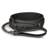 Fetish Collar With Leash Easytoys Black