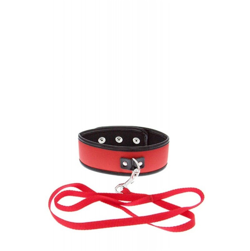 Collar And Leash GP Red