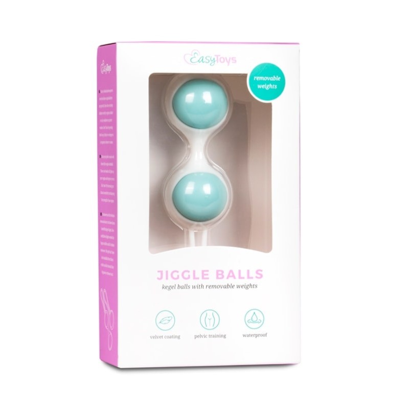 Κολπικές Μπάλες Easytoys Jiggle Balls Γαλάζιες