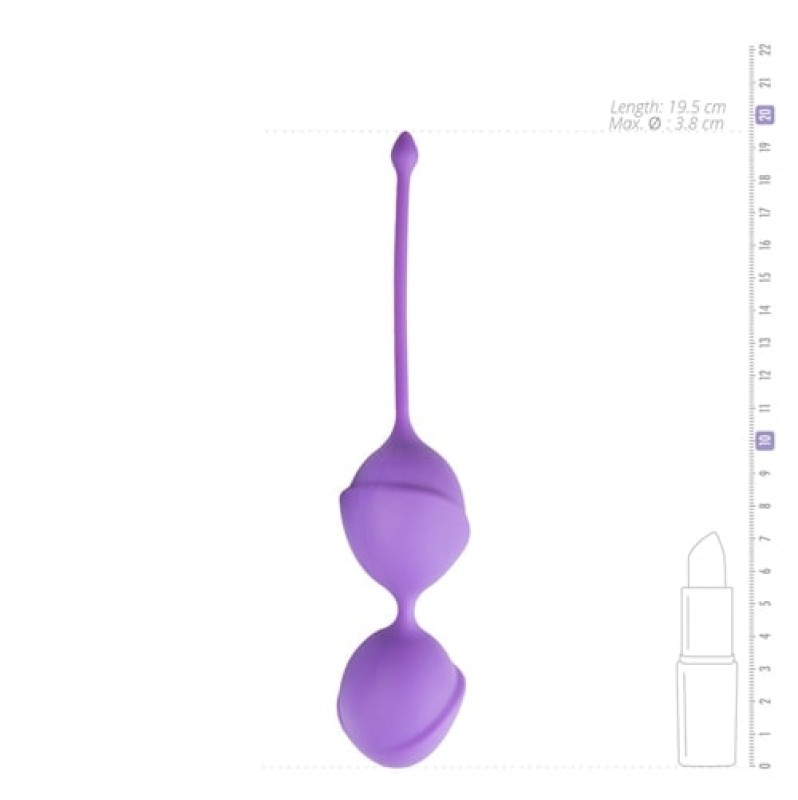 Double Vagina Balls Easytoys Jiggle Mouse Purple