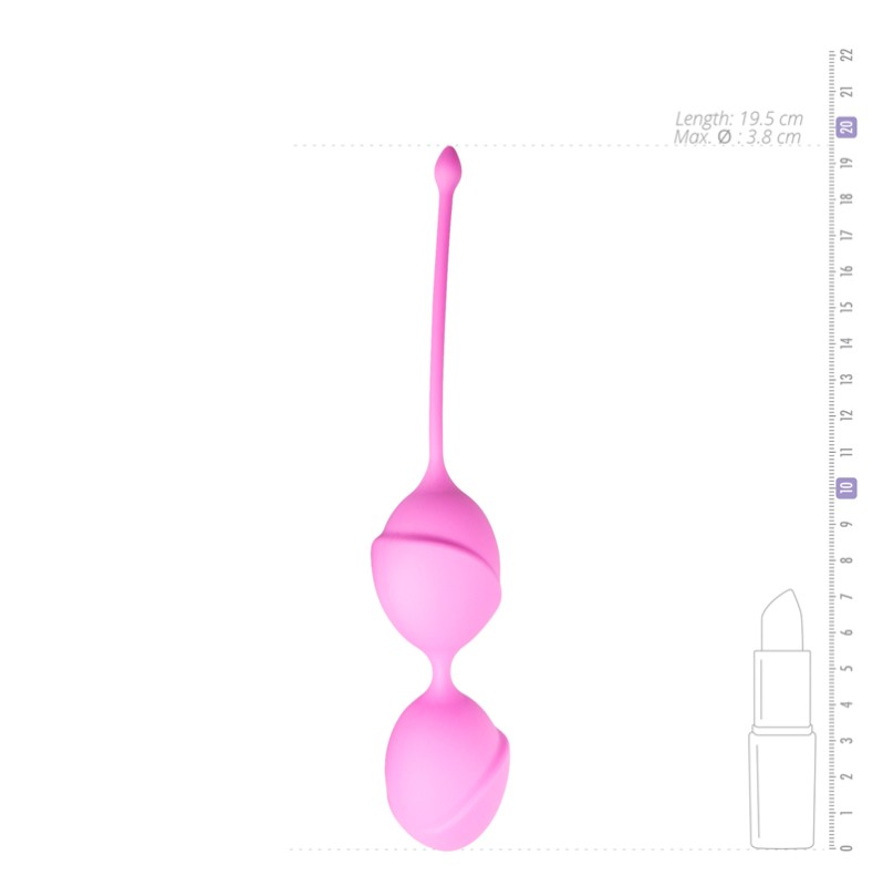 Double Vaginal Balls Easytoys Jiggle Mouse Pink