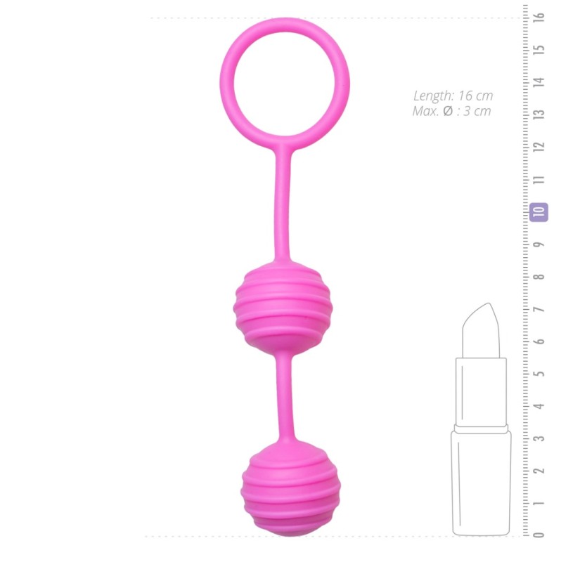 Κολπικές Μπάλες Easytoys Pleasure Balls Ροζ