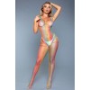 Bodysuit with Stockings Be Wicked Sweet Revenge Rainbow