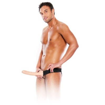 Hollow Strap-On Fetish Fantasy Series 25cm Nude Hollow Strap-On Fetish Fantasy Series 25cm Nude