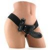 Vibrating Hollow Strap-On Fetish Fantasy Black