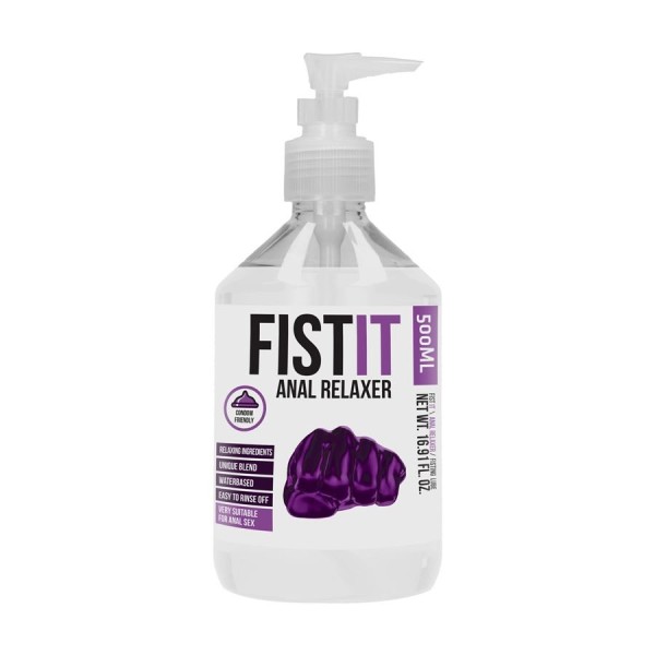 Anal Water Based Lubricant Fist-It Anal Relaxer Pump 500ml