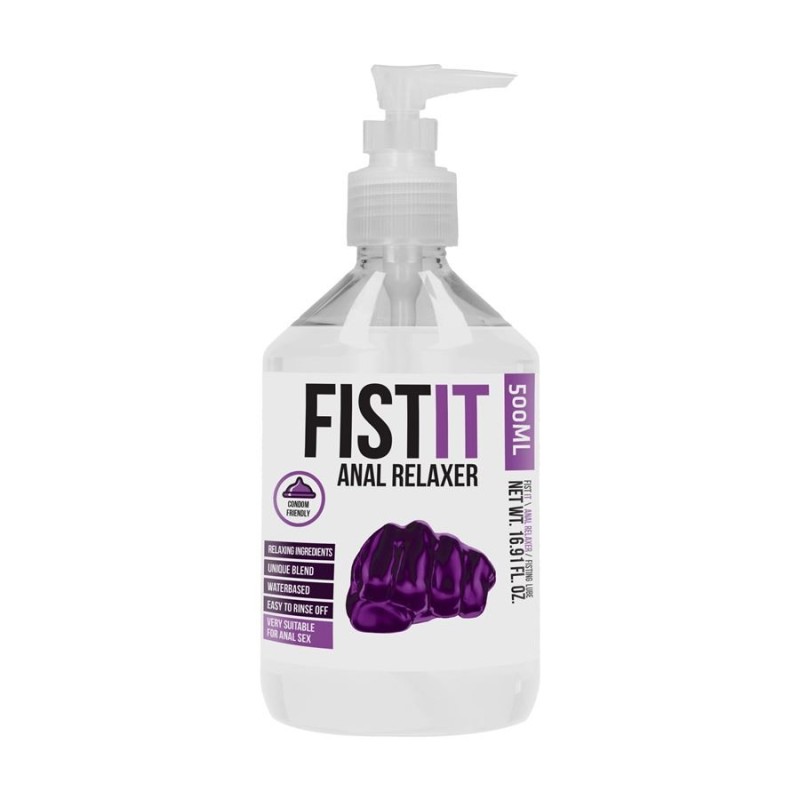 Anal Water Based Lubricant Fist-It Anal Relaxer Pump 500ml