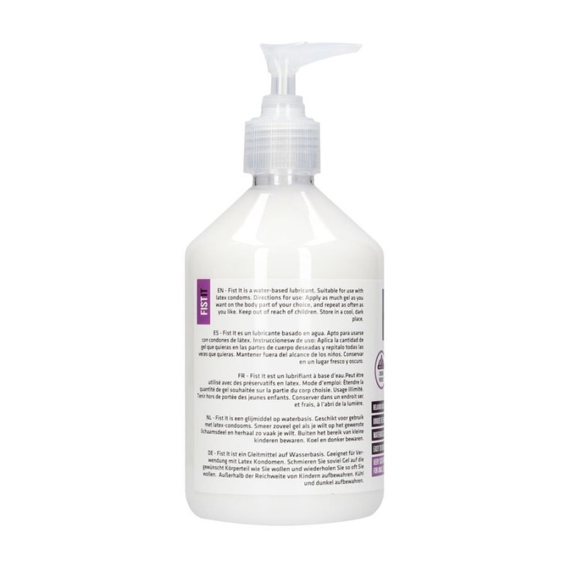 Anal Water Based Lubricant Fist-It Anal Relaxer Pump 500ml