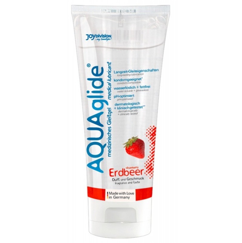 Water Based Lubricant AQUAglide Strawberry 100ml