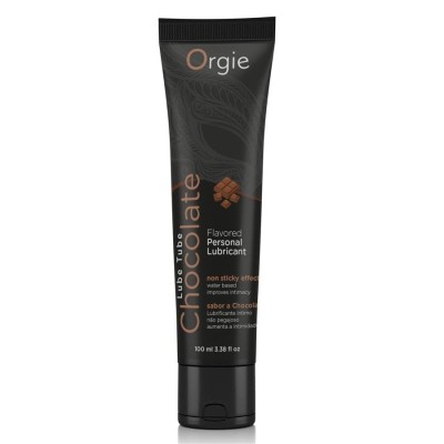Water Based Lubricant Orgie Lube Tube Chocolate 100ml Water Based Lubricant Orgie Lube Tube Chocolate 100ml